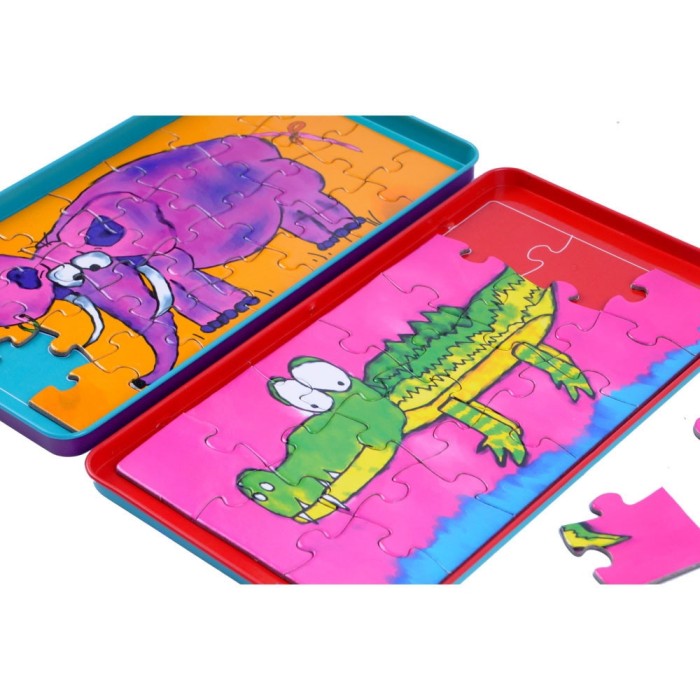 Joc magnetic &ndash; Puzzle cu Animale