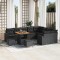 vidaXL Set de canapele pentru grădină 12 pcs Negru 80 x 80 x 71 cm 3363599