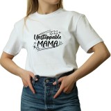 Tricou Femei, mama &ndash; puterea din spatele zambetului, negru, marime M