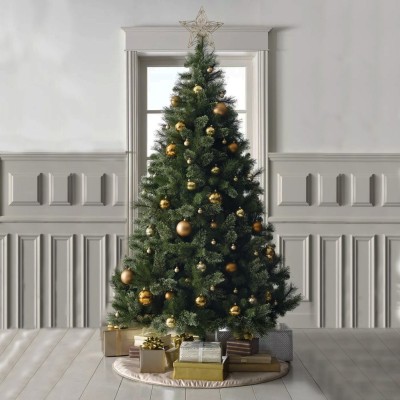 Brad artificial de Craciun aspect Pin Himalaya inaltime 200 cm verde natural suport foto