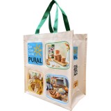 Sacosa cumparaturi reutilizabila din PET reciclat Heinner, 36x33x20 cm