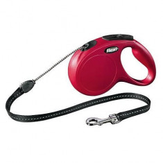 Lesa Pentru Caini Flexi Classic M 5 M-20 Kg Red/22603