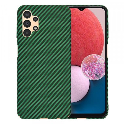 Husa pentru Samsung Galaxy A13 A135, Techsuit, Carbonite FiberShell, Verde foto