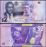 BELIZE █ bancnota █ 2 Dollars █ 2025 █ P-73 █ PRIMA SERIE: FA █ UNC █ necirculata █ PESTE_2000_BANCNOTE_UNC_AICI █