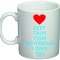 Cana alba personalizata &quot;Keep calm, your boyfriend loves you&quot;, INOVATIX&reg;. 330ml