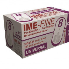 IME-FINE Ace insulina 31G/8mm x 100 buc., IME-DC Diabet Srl.