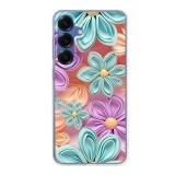 Husa pentru samsung galaxy s25 plus, atasare magnetica, magsafe, 3d flower medley 2