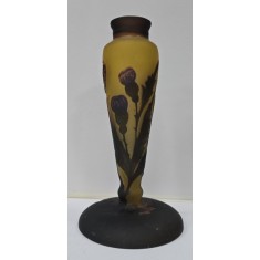 Vaza din sticla tip Galle, Anii 70