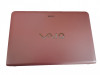 Capac Display cu balamale Laptop, Sony, Vaio SVE15, SVE151, SVE152, SVE153, 3FHK5LN020, roz