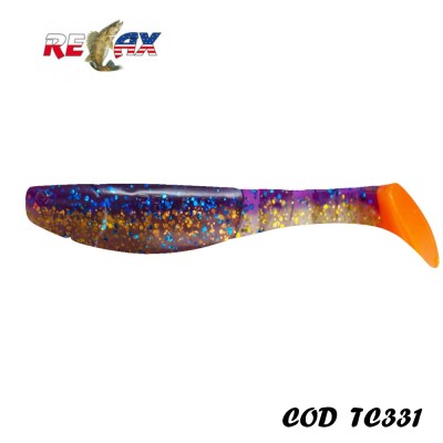 Shad Relax Kopyto 4L TriColor 331 10cm 14g 4buc/plic foto