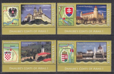 ROMANIA 2010 LP 1863 STEMELE DUNARII I SERIE MNH foto