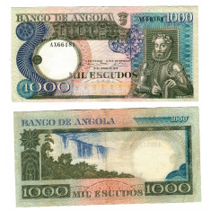 Angola 1973 - 1000 escudos, circulata