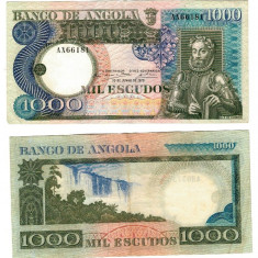 Angola 1973 - 1000 escudos, circulata