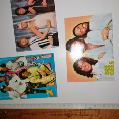 LOT /SET 3 CARTI POSTALE ABBA , BEE GEES , BONEYM