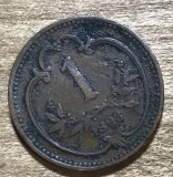 MNDSTR AUT2 Austroungharia 1 heller 1893
