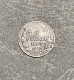 Moneda 2 centesimi 1867 Italia M milano, Europa