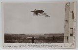 AVIATORUL BLERIOT IN MONOPLANUL 23 , FOTOGRAFIE FORMAT CARTE POSTALA , 1909