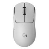 Mouse gaming wireless Logitech Pro X Superlight 2, ultrausor, senzor LightSpeed Hero, Alb