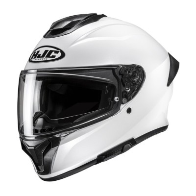 MBS Casca HJC C71 Solid, Alb perlat, S, Cod Produs: HJC185129S foto