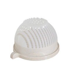 Bol Feliator pentru Salata, Cyrax, Castron Multifunctional pentru Legume si Fructe, pentru Spalat si Taiat Legumele, cu Scurgere si Tocator, Ergonomic