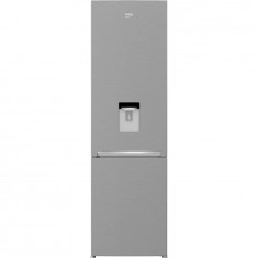 Combina frigorifica Beko RCSA406K40DXBN, 386 l, Clasa E, Dozator apa, H 202.5 cm, Argintiu