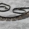 COLIER argint VERSACE ca model SPLENDID manopera EXCEPTIONALA patina MINUNATA