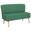 Canapea din material textil, 117 x 55,5 x 77 cm, verde