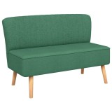 vidaXL Canapea cu material textil, 117 x 55,5 x 77 cm, verde