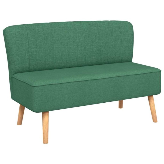 Canapea din material textil, 117 x 55,5 x 77 cm, verde