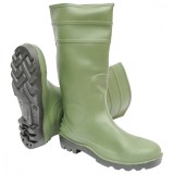 Cizme de protectie din PVC verde cu bombeu otel marimea 42 005GB