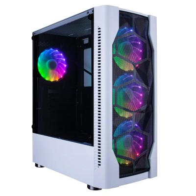 Carcasa 1STPLAYER DK D4 Mid Tower RGB ALB foto
