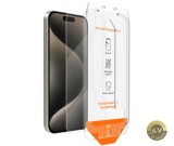 Folie de protectie Ecran Vmax Quick Fit pentru Apple iPhone 16 / 15 Sticla Securizata Full Glue 2.5D