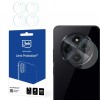 Folie de protectie Camera Spate 3MK Protection pentru Xiaomi Poco C75 / Redmi 14C, Sticla Flexibila, Set 4 bucati, Transparenta