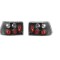 Set stopuri tuning OPEL ASTRA F, 09.1991-12.2002, model Hatchback, Taiwan, partea stanga+dreapta, negru, transparent;