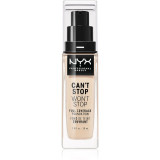 NYX Professional Makeup Can&#039;t Stop Won&#039;t Stop Full Coverage Foundation fond de ten cu acoperire ridicată culoare 1.3 Light Porcelain 30 ml