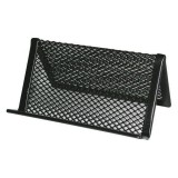 Suport pentru carti de vizita, metalic mesh, 10 x 8 x 8.5 cm, ARK