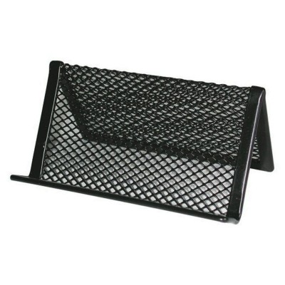 Suport pentru carti de vizita, metalic mesh, 10 x 8 x 8.5 cm foto