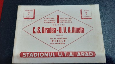 program UVA-AMEFA ARAD - C.S. ORADEA foto