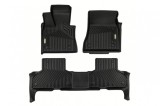 Mochete din cauciuc si covor 2 &icirc;n 1 potrivite pentru BMW X5 F15 2013&ndash;2018 din seria Frogum 5D Race Rock, 3 bucati, negre Performance AutoTuning