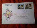 Plic FDC - JERSEY 1973 Nunta Regala - Printesa Anna si Cpt.Mark Phillips