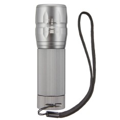 Lanterna LED Casalux, 10.5 x 3.4 x 3.4 cm, 400 lm, gri