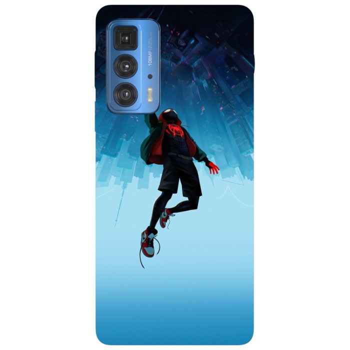Husa compatibila cu Motorola Edge 20 Lite model Into the Spider Verse, Silicon, TPU, Viceversa