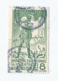 *Romania, lot 1007 cu 1 timbru fiscal pentru impozite, 1941, oblit.