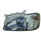 Far Hyundai Accent (Lc) 01.2001-12.2003, Stanga, tip bec H4, reglare electrica, ECE, fara motoras, TYC, 92101-25010, 92101-25020