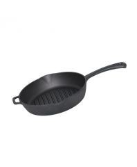 Tigaie-grill fonta rotunda maner fonta 28cm Tigaie-grill fonta rotunda maner fonta 28cm