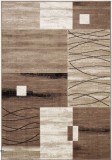 Cumpara ieftin Covor Model Luna 1805-12, Marime 60 x 110 cm, Bej, Maro, Inaltime Fir 6 mm, Antialergic, Polipropilena, Living, Dormitor, Sufragerie, Birou