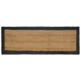 vidaXL Covoare de zonă Gri &icirc;nchis 80 x 300 cm Iută 42010687