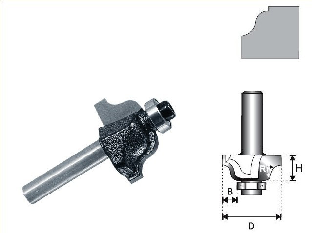 DEDRA Freza pentru lemn 28.8 mm