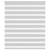 vidaXL Jaluzea tip zebra gri deschis lățime țesătură 120,9cm poliester
