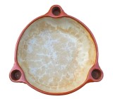 VAS-SUPORT VINTAGE LUMANARI DIN CERAMICA UPSALA EKEBY, ANII&#039;30